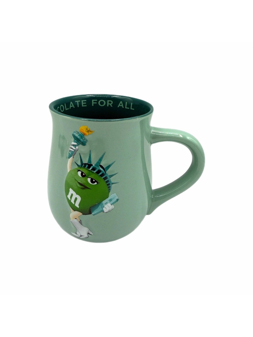 Vintage M&M’’s World Green Statue of Liberty Coffee Mug - Rare